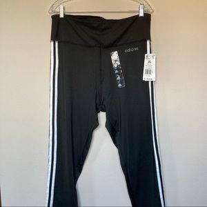 Adidas Black Workout Leggings Size XL - NWT